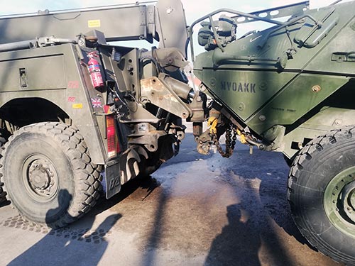 SVR lifting a US Stryker