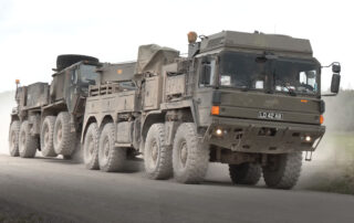 MAN SVR support towing a military vehicle